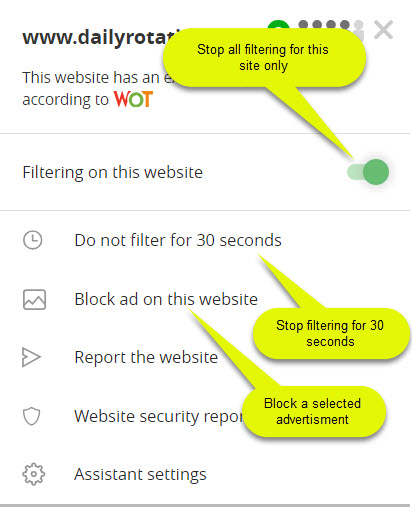 adguard constantly turns off abs on