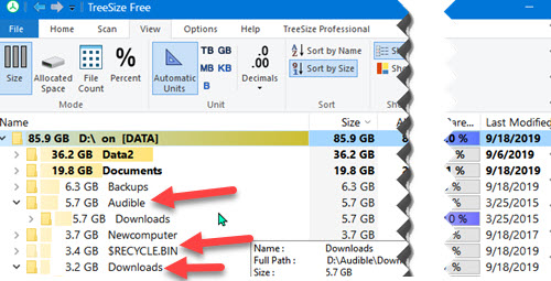 treesize professional 6.3