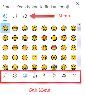 Windows Emoji picker!