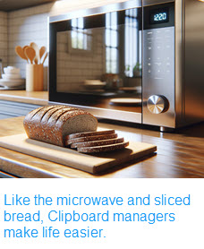 Microwave and Sliced Bread