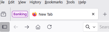 Collapsed tabs