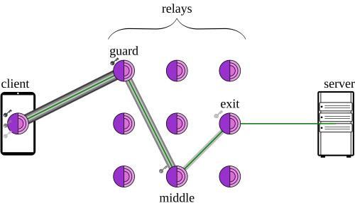 Tor Project diagram