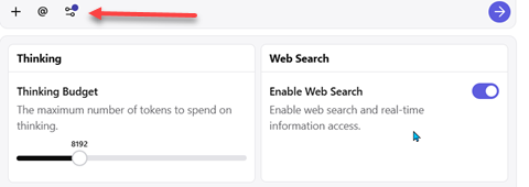 Claude Sonnet 4.5 settings