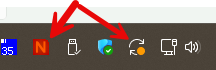 Update icons in system tray