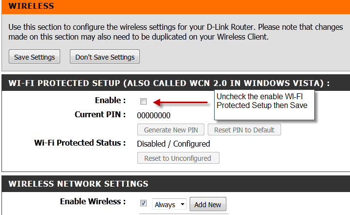 Naar pk Omgekeerd Turn Off WPS on Your Router